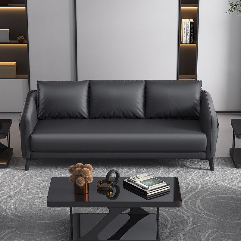 3-Seater PU Leather Luxury Design Single Modern Office Leisure Relaxing Sofas