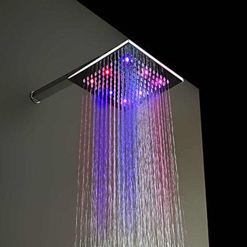 Bathroom Color LED Ceiling Mounted Rain Shower