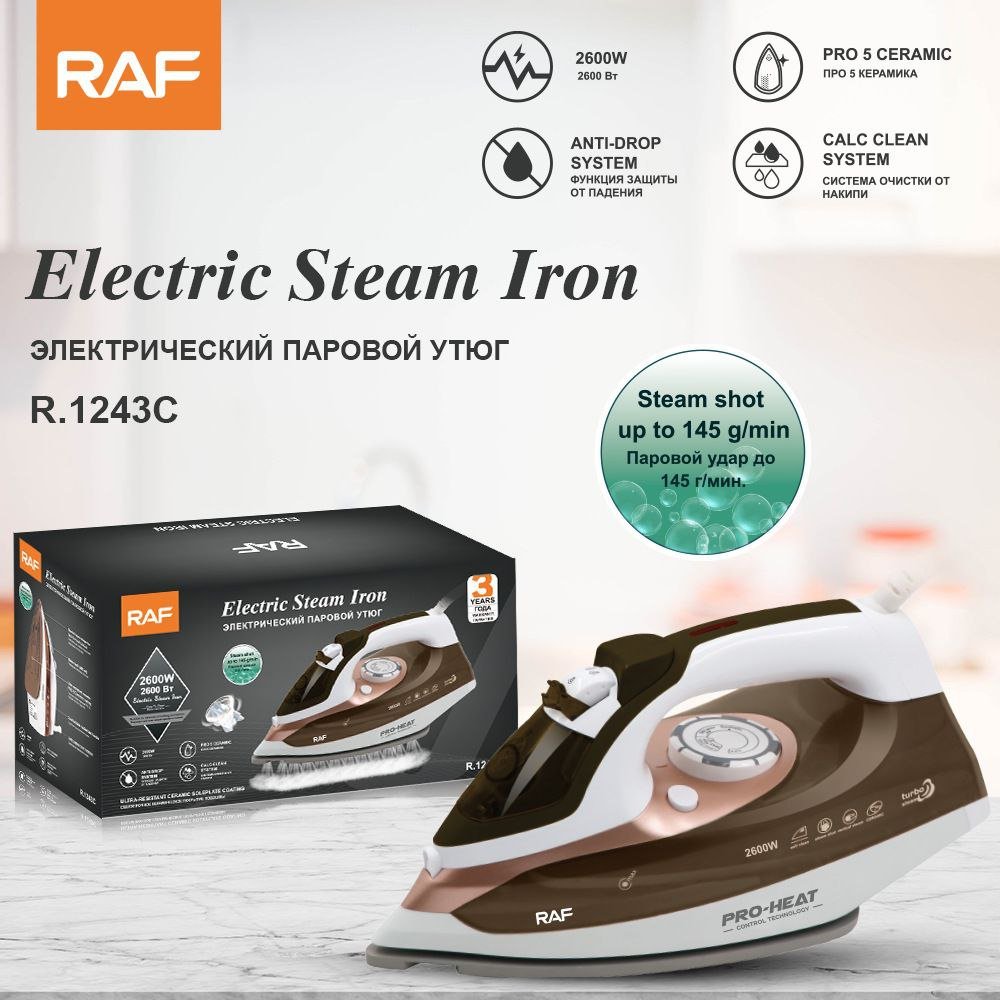 High Power Electric Portable Professional Powerful High-end Steam Iron