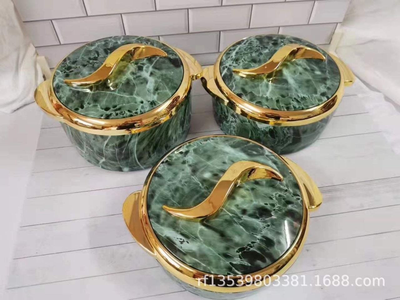 3 Pcs Set Stainless Steel Insulated Food Container.