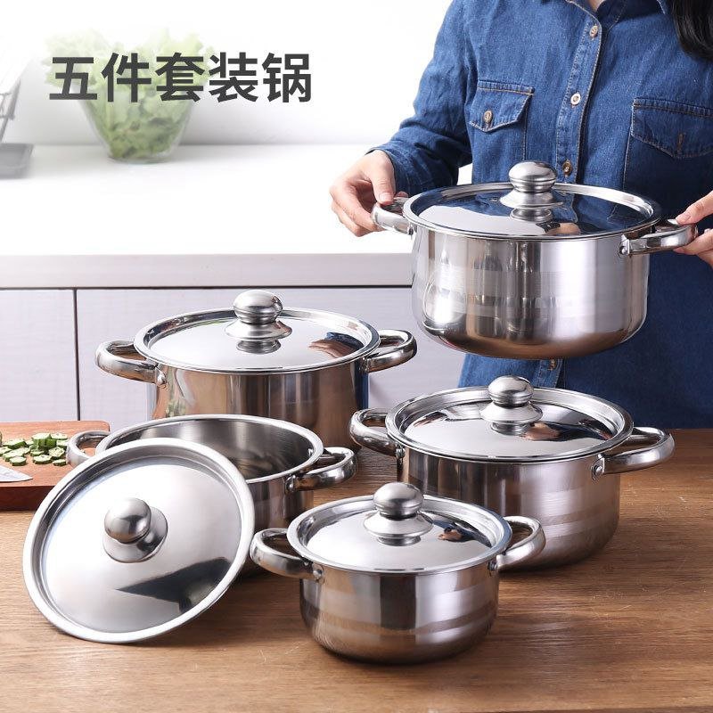 10pcs Stainless Steel Metal Silver Glass Lid Mirror Cooking Pot