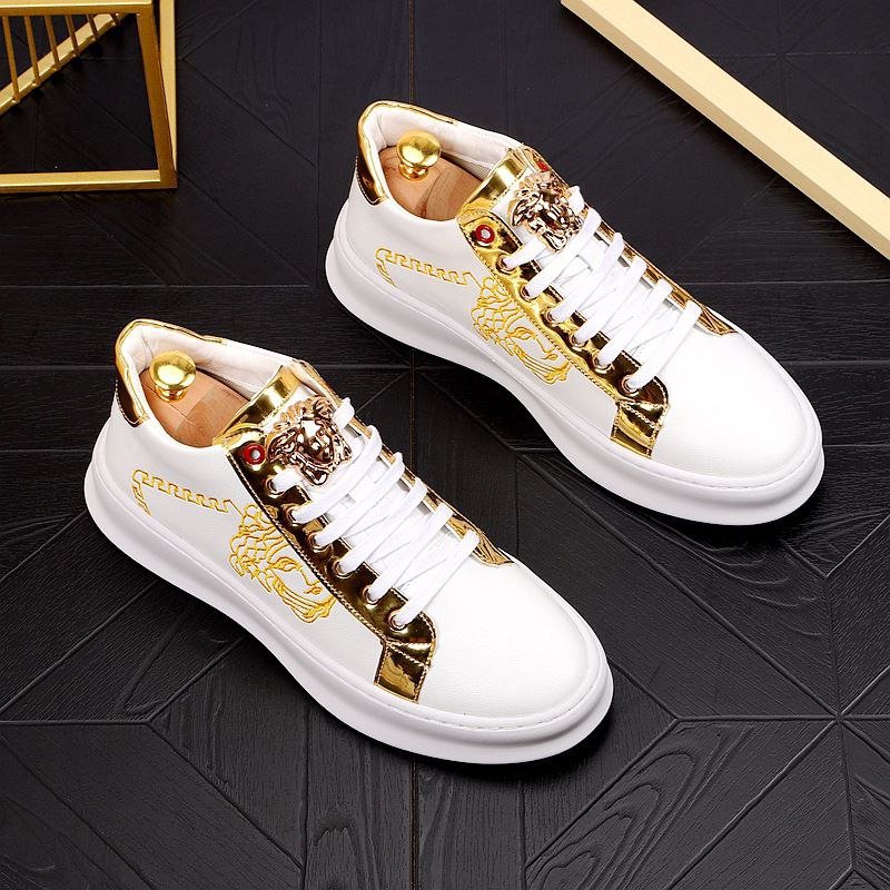 New Comfortable Mirrors Men White Casual Sneakers