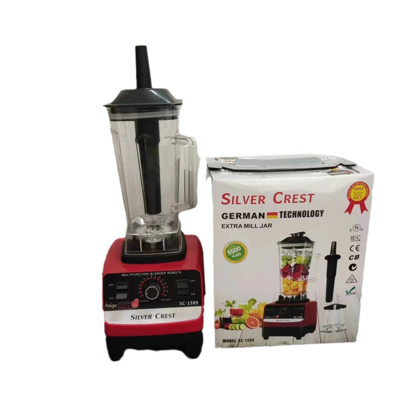 2 in 1 Household Kitchen Blender With Two Cups