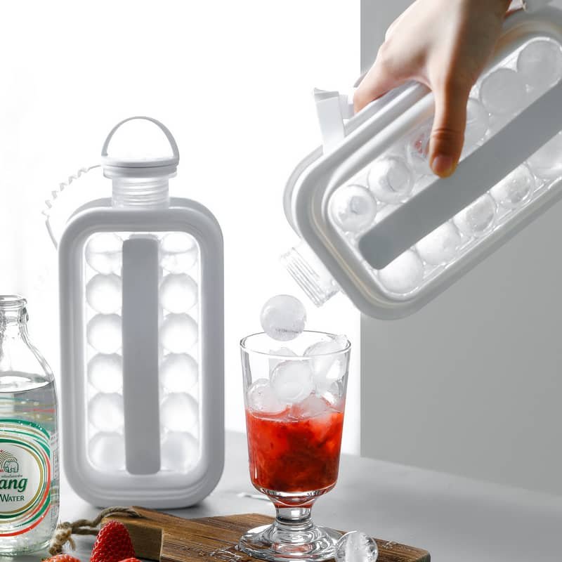 Ice Ball Maker Bottle with Lid