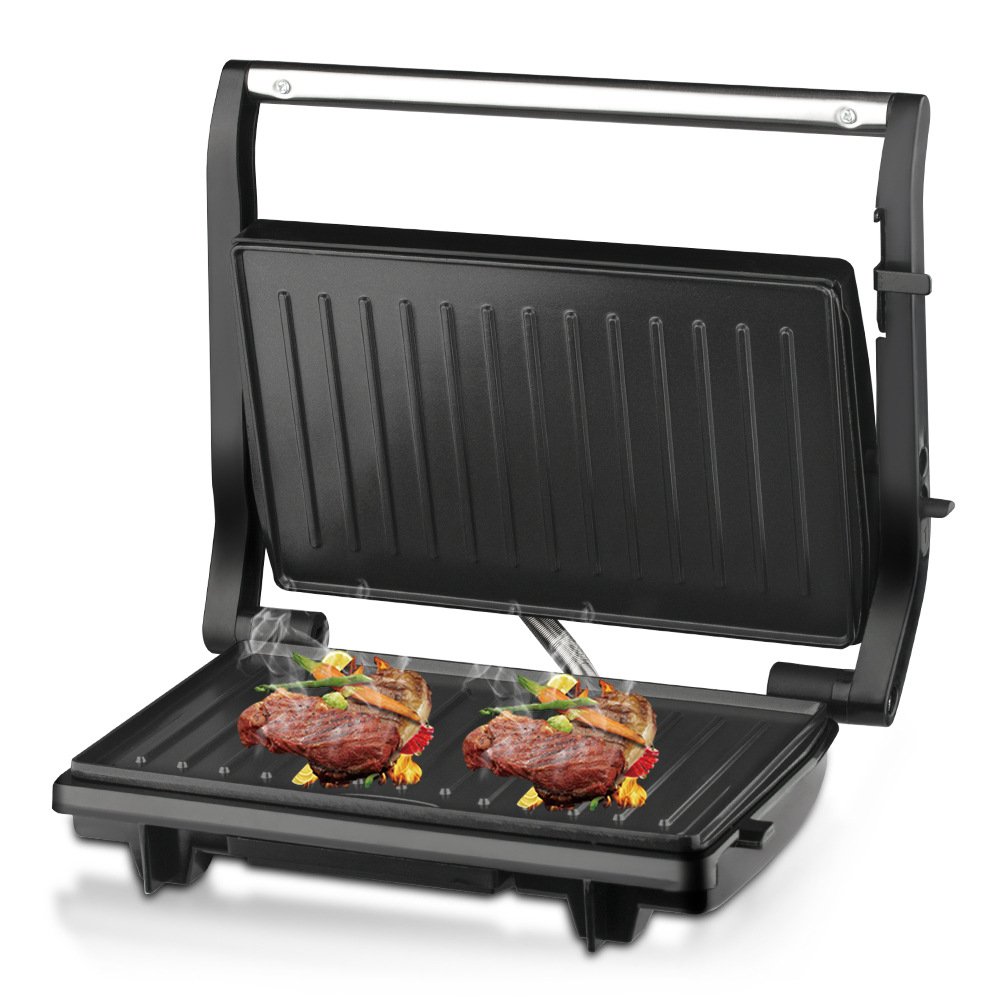 4 Slice Non-stick Versatile Grill with Removable Drip Tray